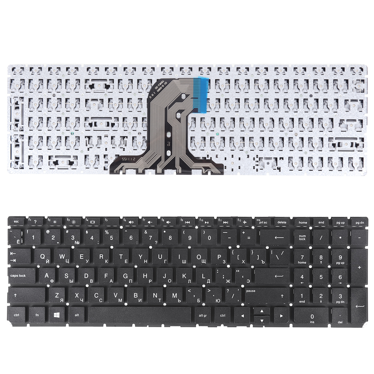 Picture of New Replacement Laptop Keyboard For HP Pavilion 15-AC 15-AF 250 G4 255 G4 BLACK (Without FRAME,Without Foil,Win8)OEM RU Layout